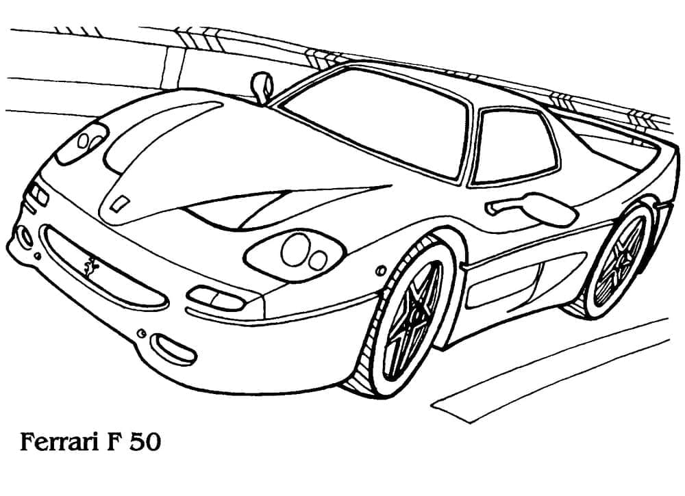 Mobil Ferrari F50