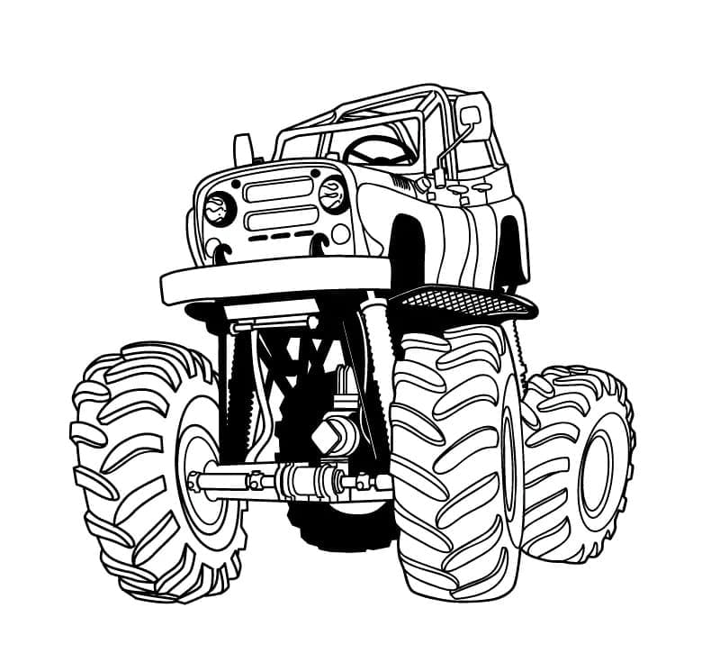 Monster Truck Lucu