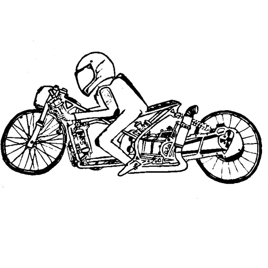 Motor Drag yang Dapat Dicetak