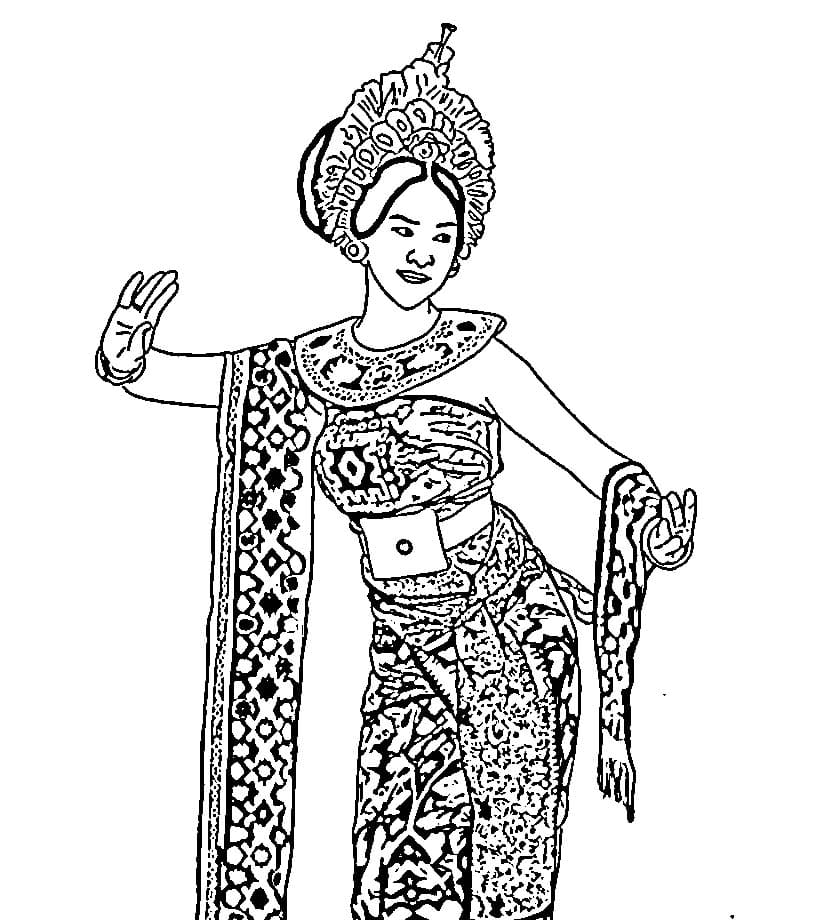 Penari Bali yang cantik