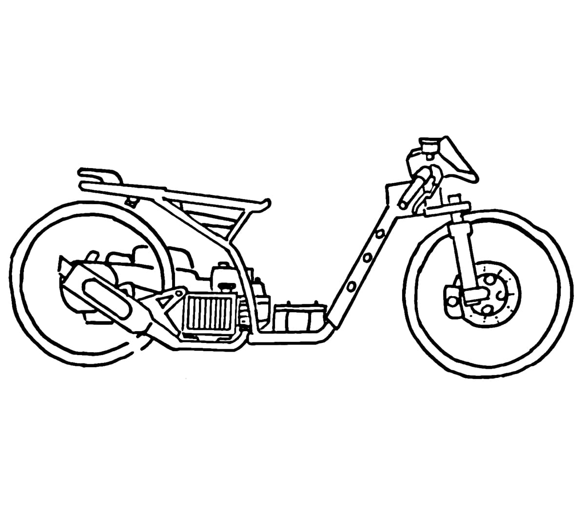 Sangat sederhana Motor Drag