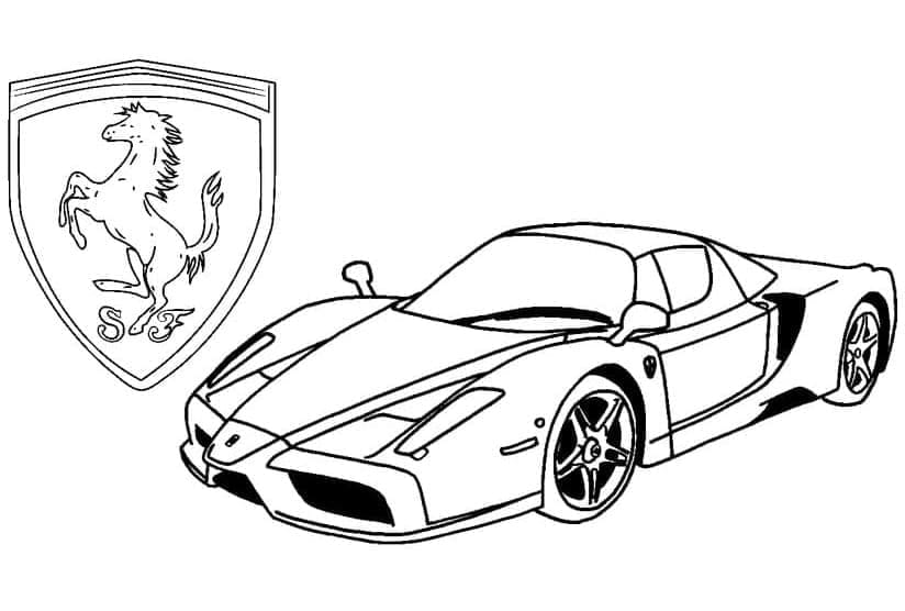 Sebuah mobil Ferrari