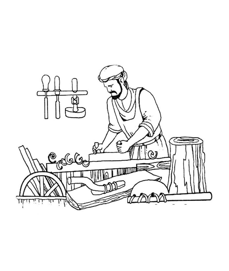 Tukang Kayu Abad Pertengahan