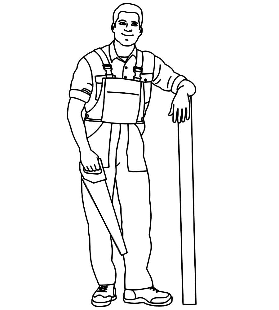 Tukang kayu yang tampan