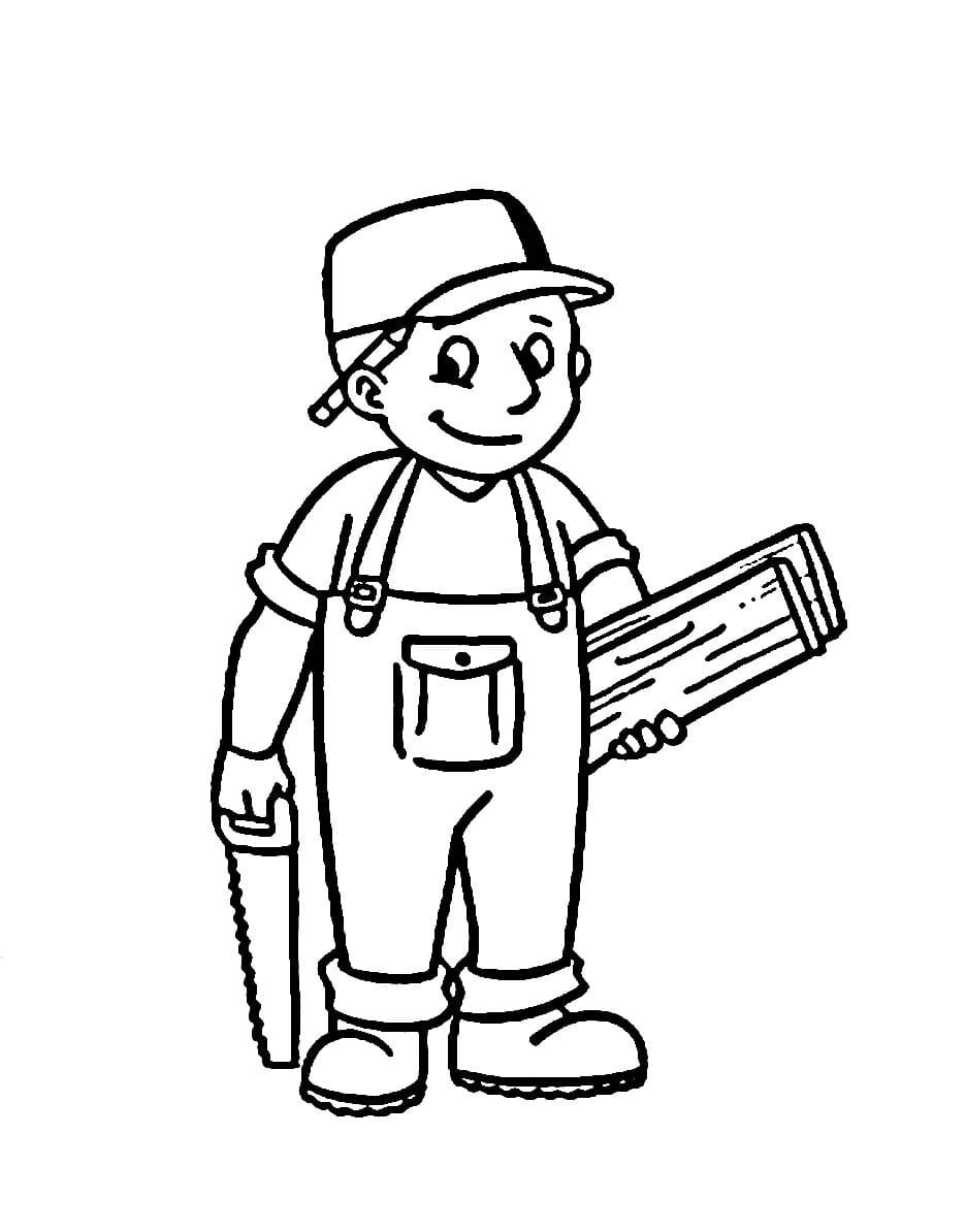 Tukang kayu yang tersenyum