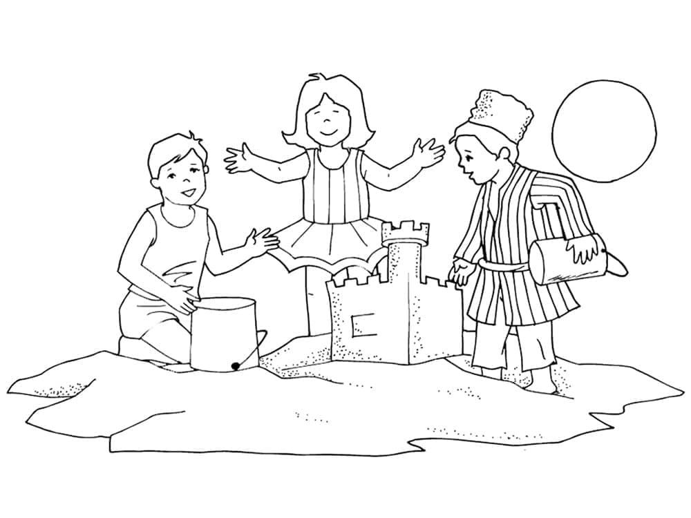 Anak-anak dan Istana Pasir