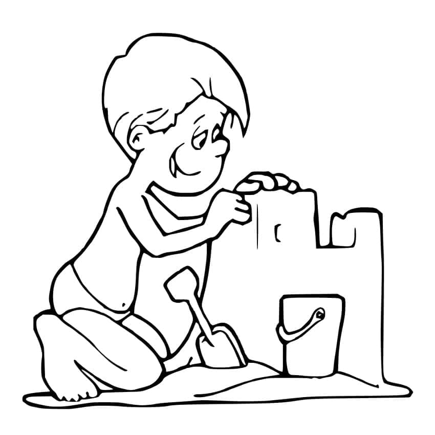 Anak Kecil dan Istana Pasir