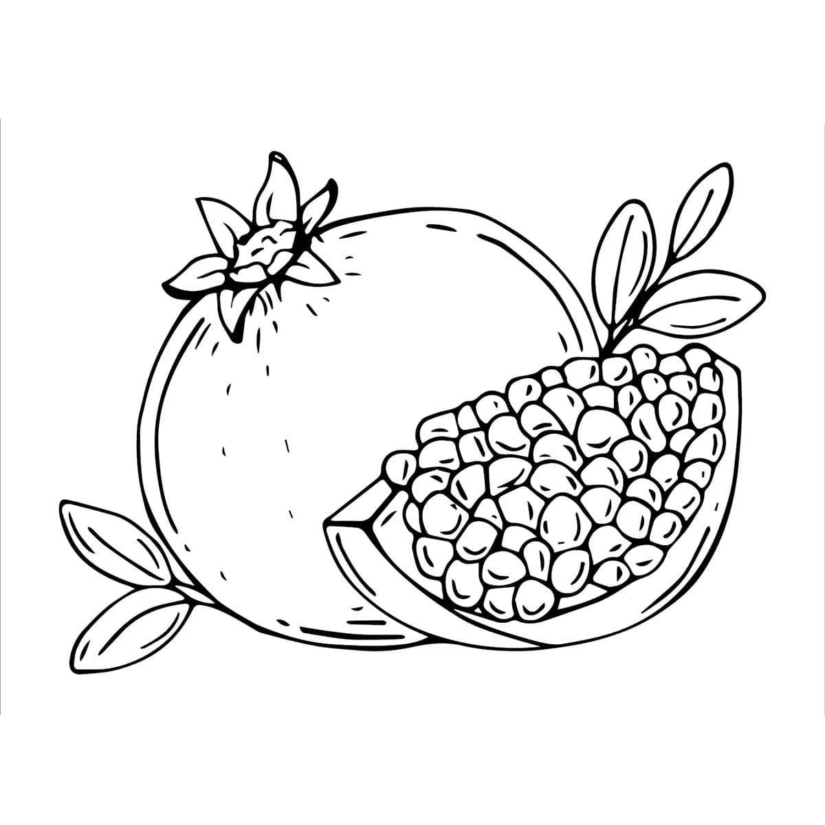 Buah delima yang lezat