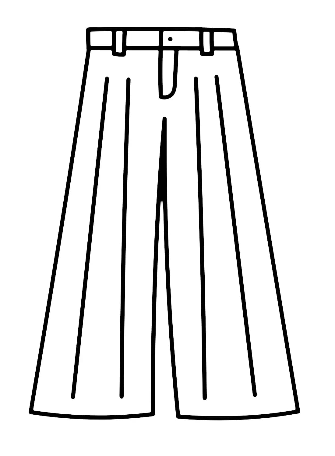 Celana panjang yang sangat sederhana