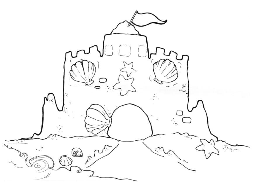 Gambar Istana Pasir Gratis