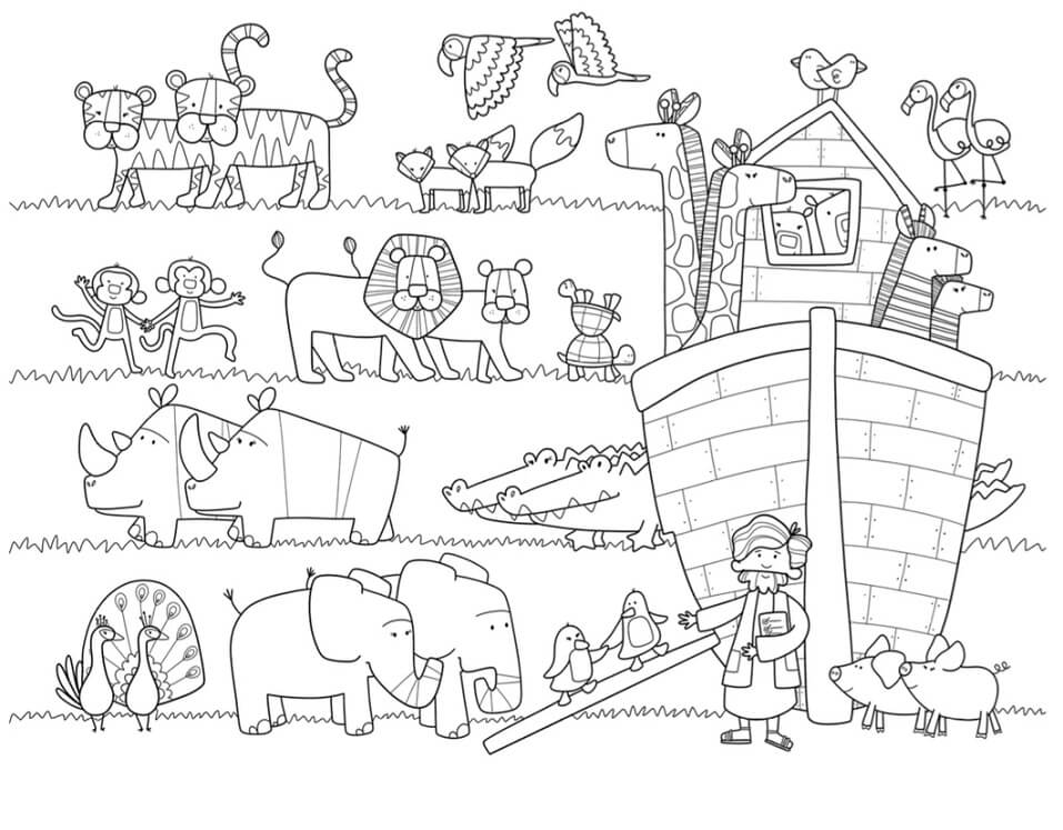 Hewan di Bahtera Nuh