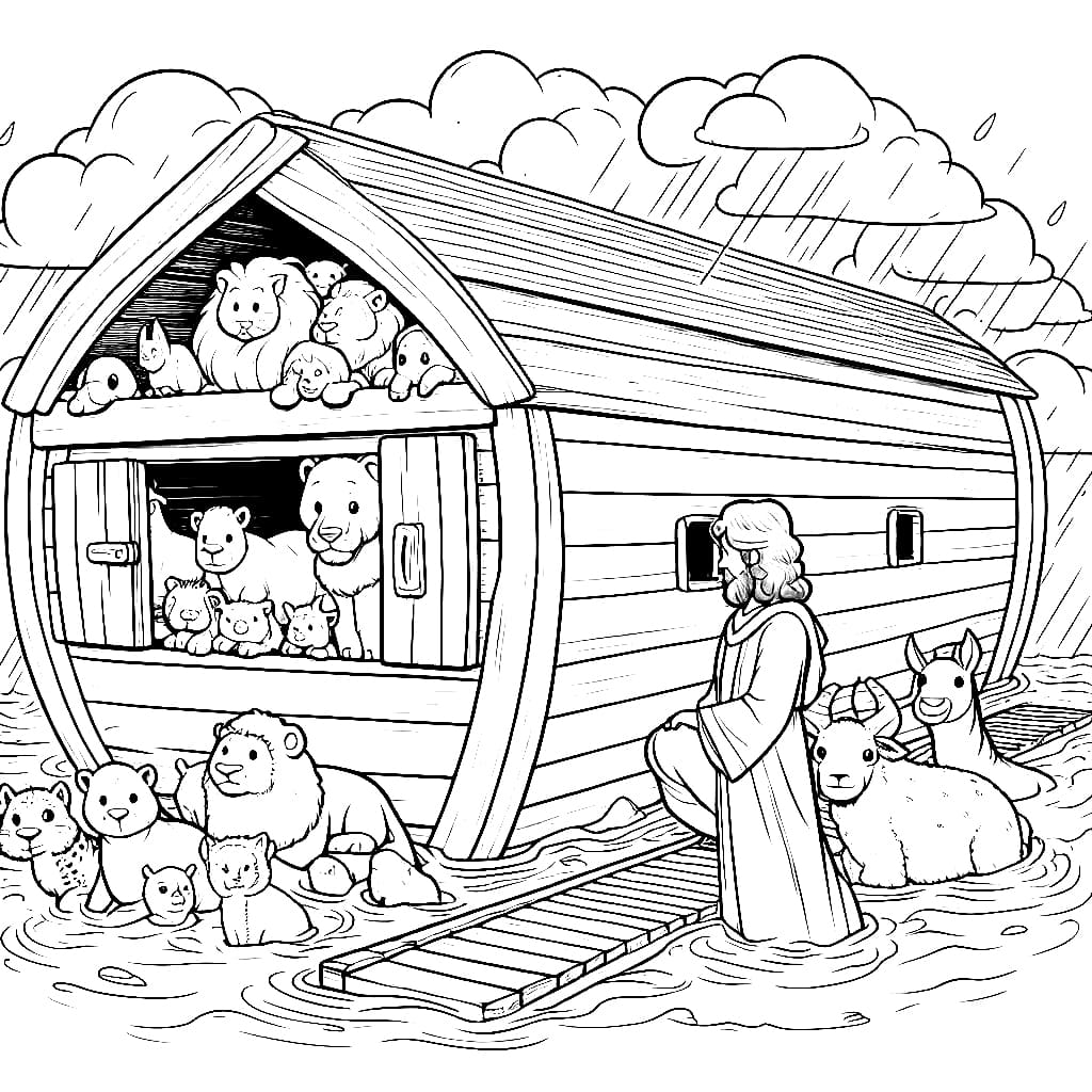 Hewan meninggalkan Bahtera Nuh