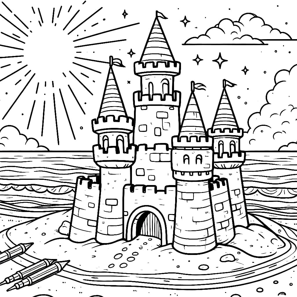 Istana pasir dan matahari