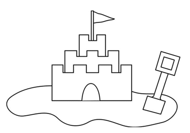 Istana Pasir yang Sangat Sederhana