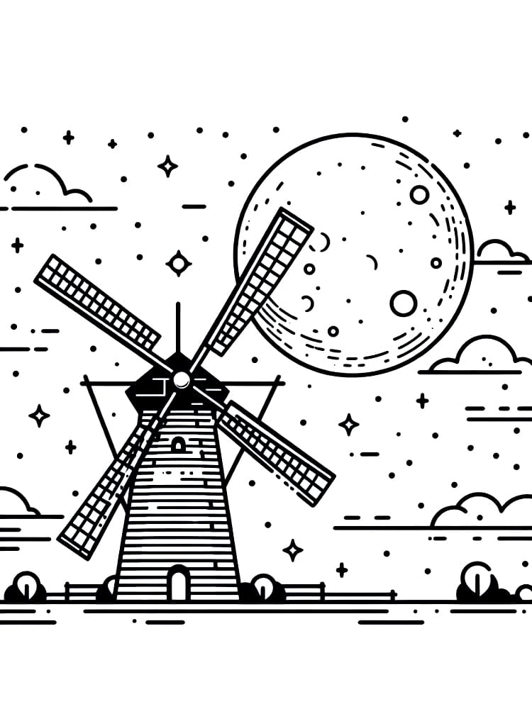 Kincir angin yang dapat dicetak