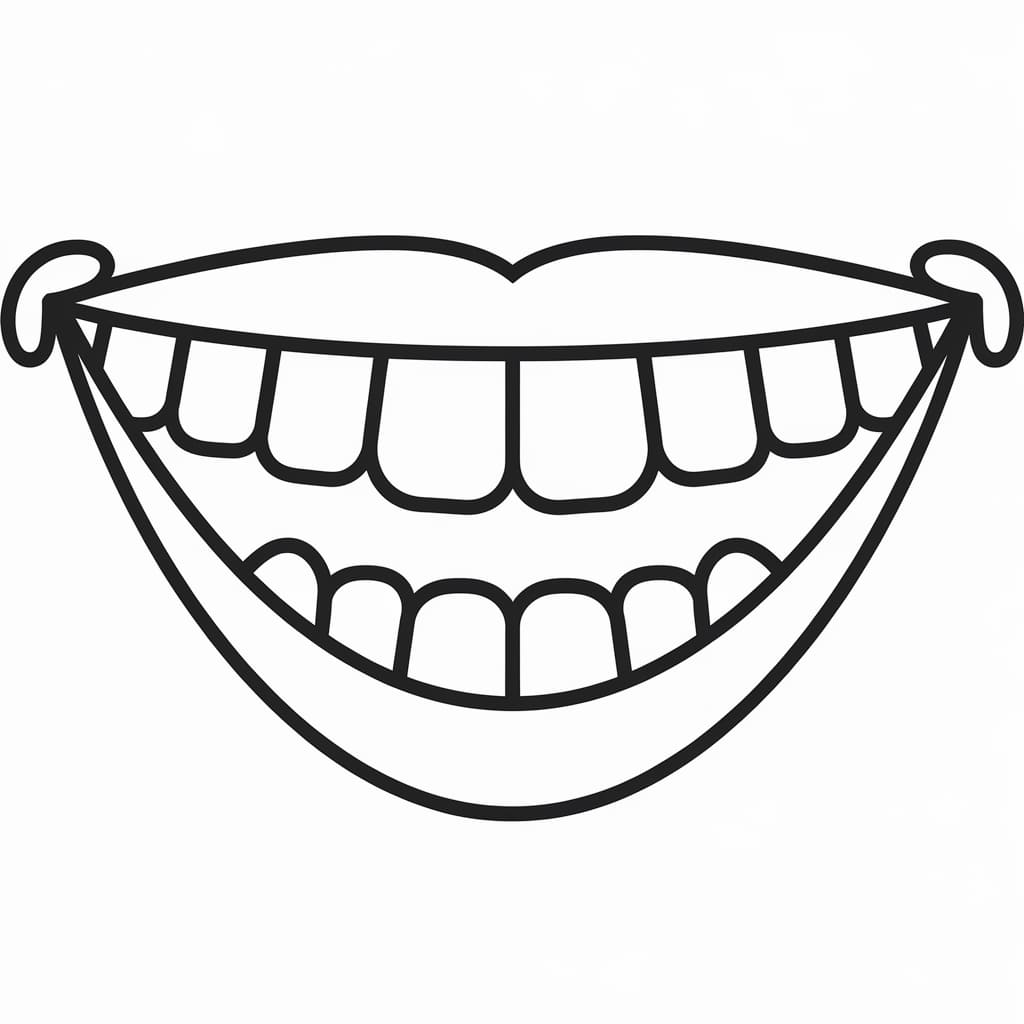 Mulut sangat gembira