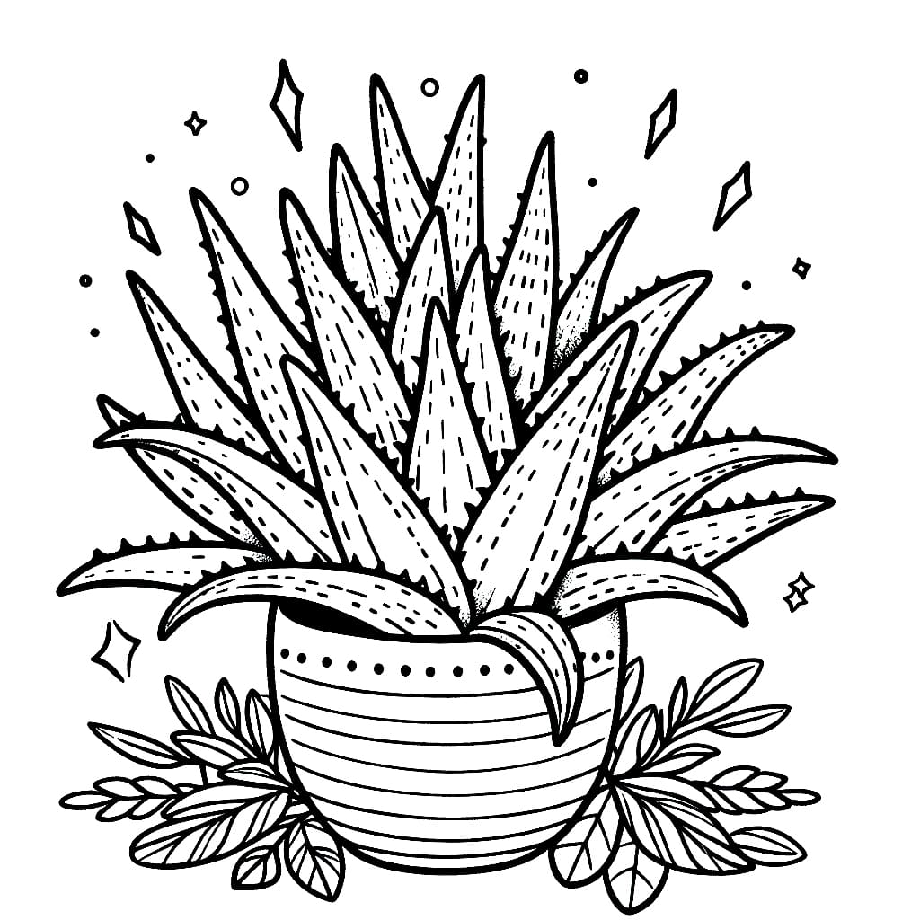 Pot Lidah Buaya Gratis