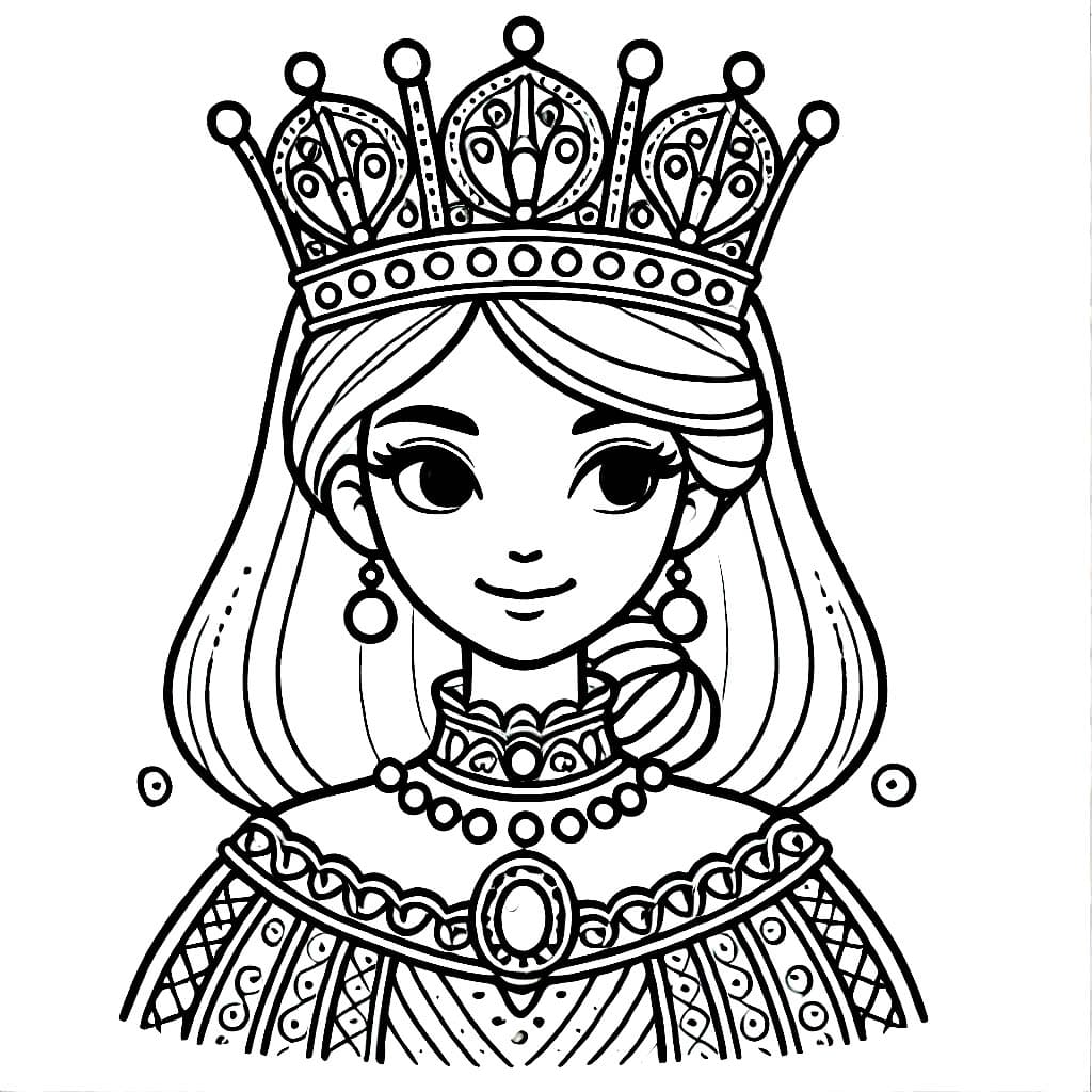 Ratu muda yang cantik