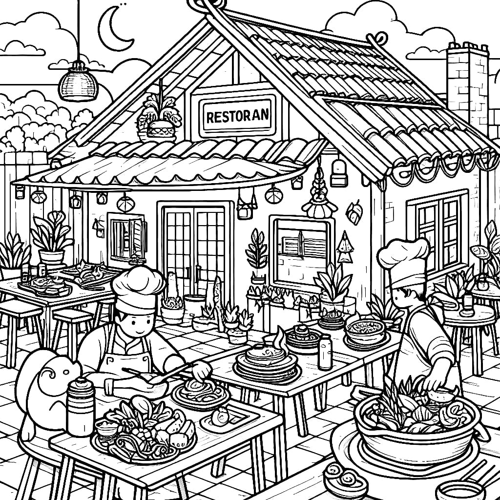 Restoran luar ruangan