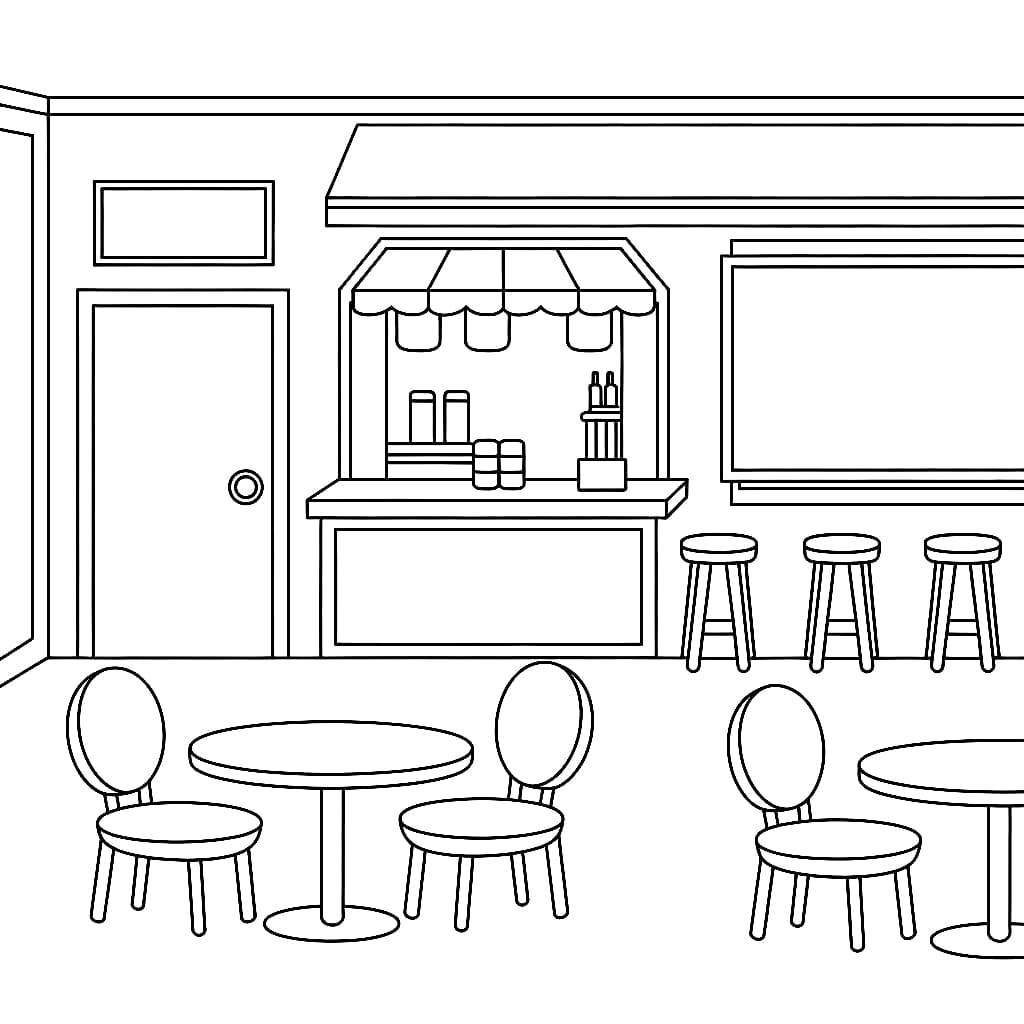 Restorannya sangat sederhana
