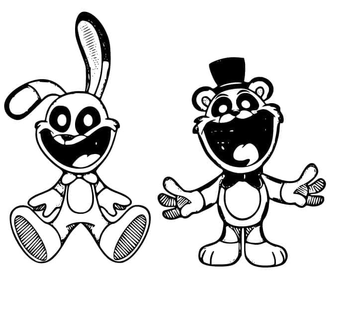 Smiling Critters dan Freddy FNAF