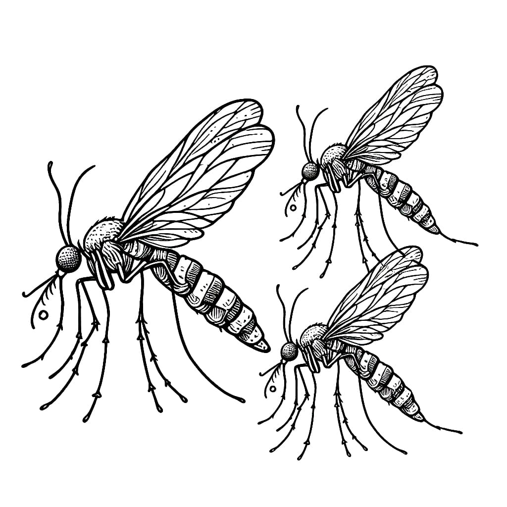 Tiga garis besar nyamuk