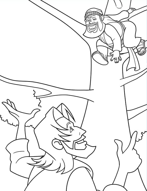 Yesus dan Zakheus gratis