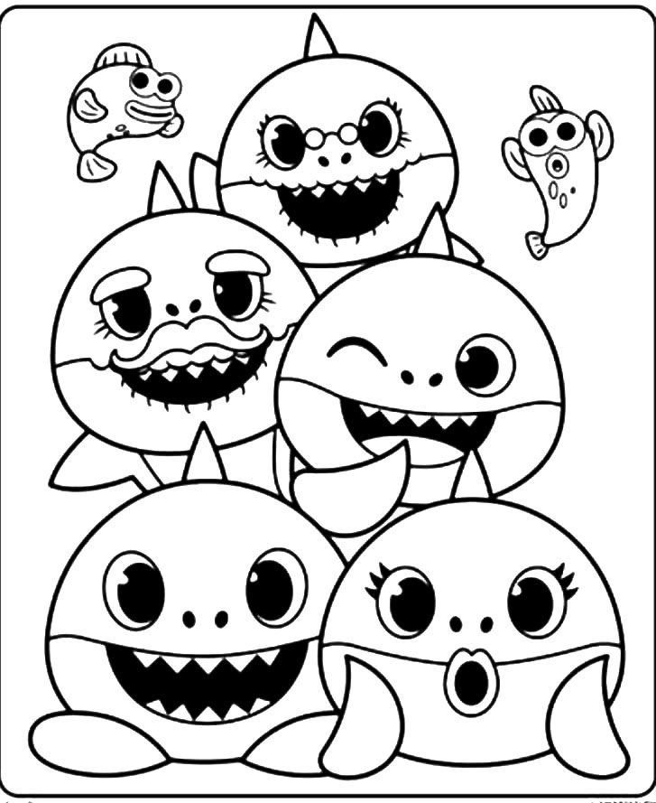 Baby Shark Menggambar