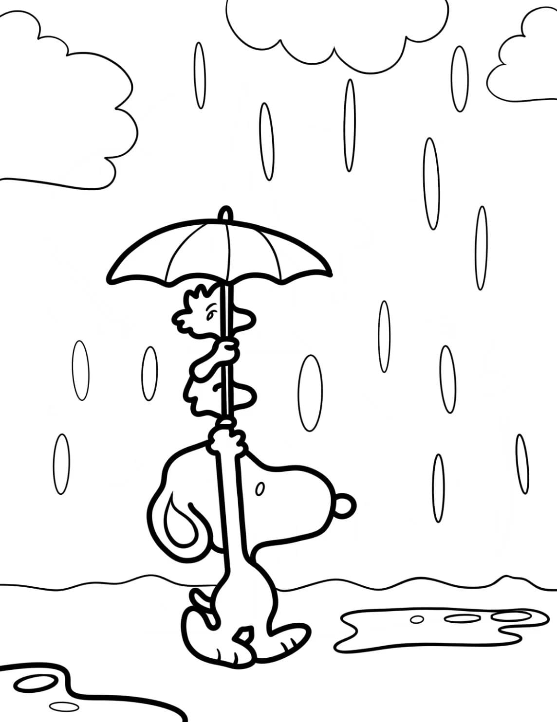 Snoopy dan awan hujan