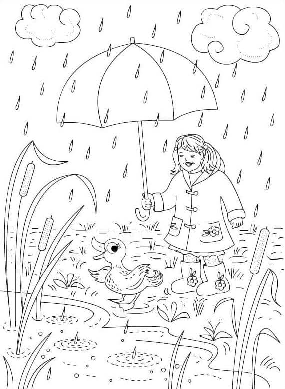 Gadis di musim hujan