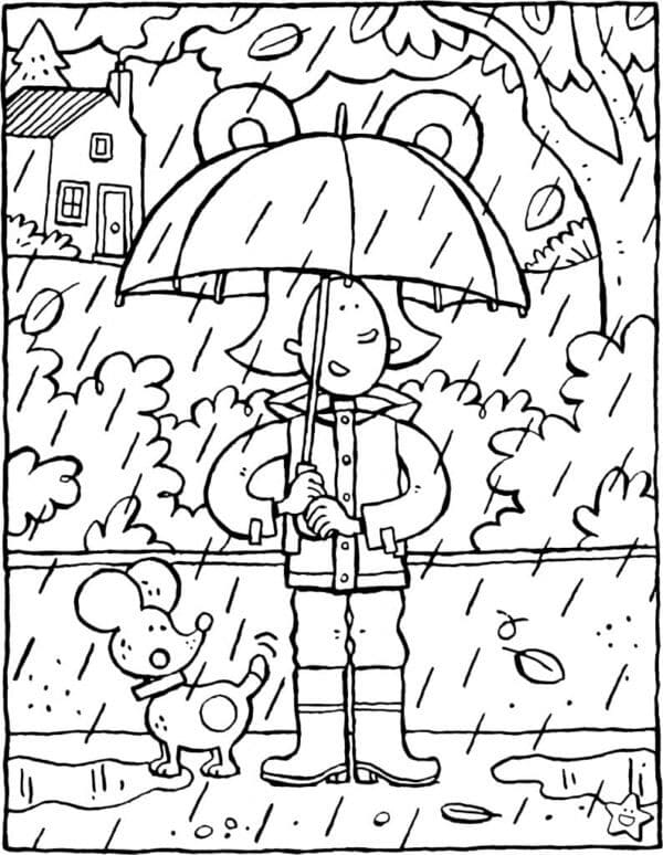 Hello Kitty di Musim Hujan