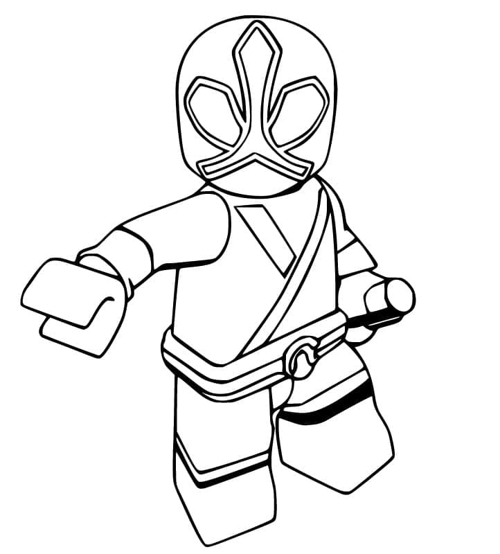 Lego Power Rangers Merah Samurai