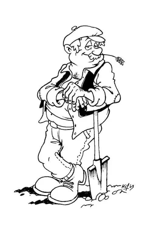 Pak Tani gratis cetak