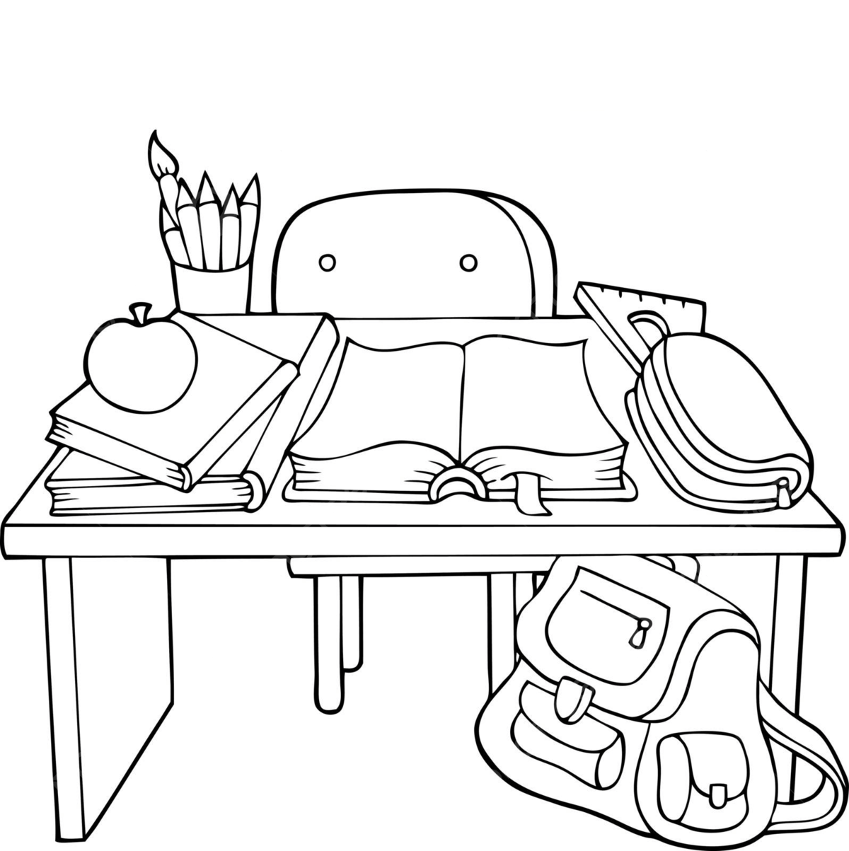 Peralatan Sekolah di rumah