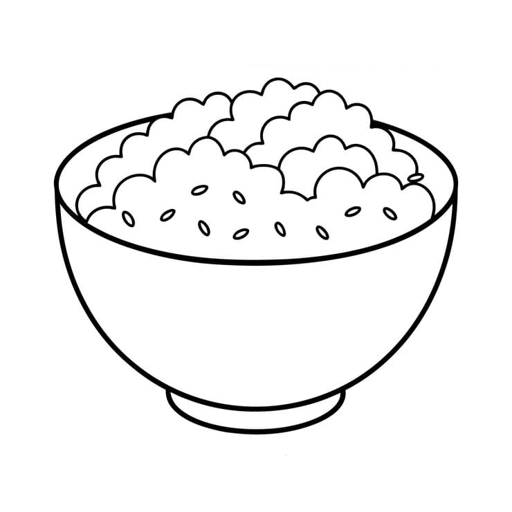 Semangkuk Nasi Yang Lezat