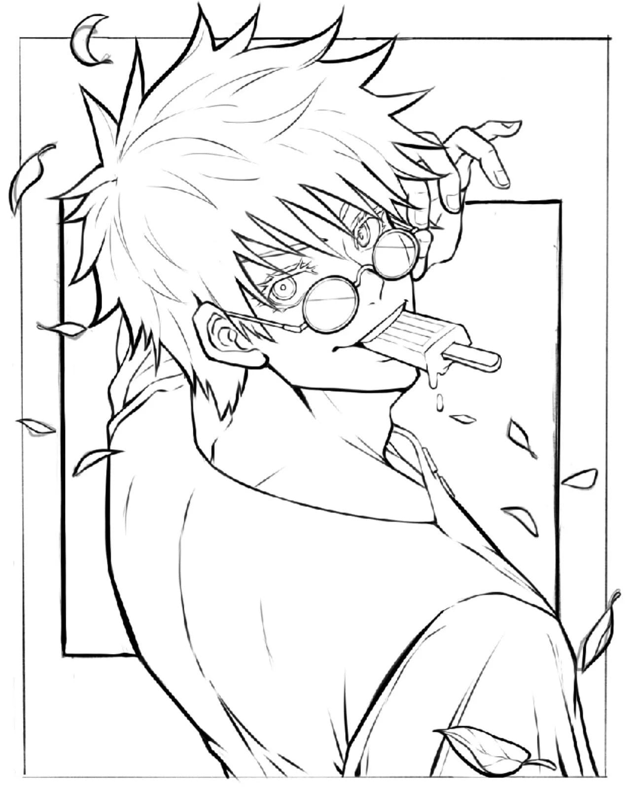 Dapat dicetak gratis Gojo Satoru