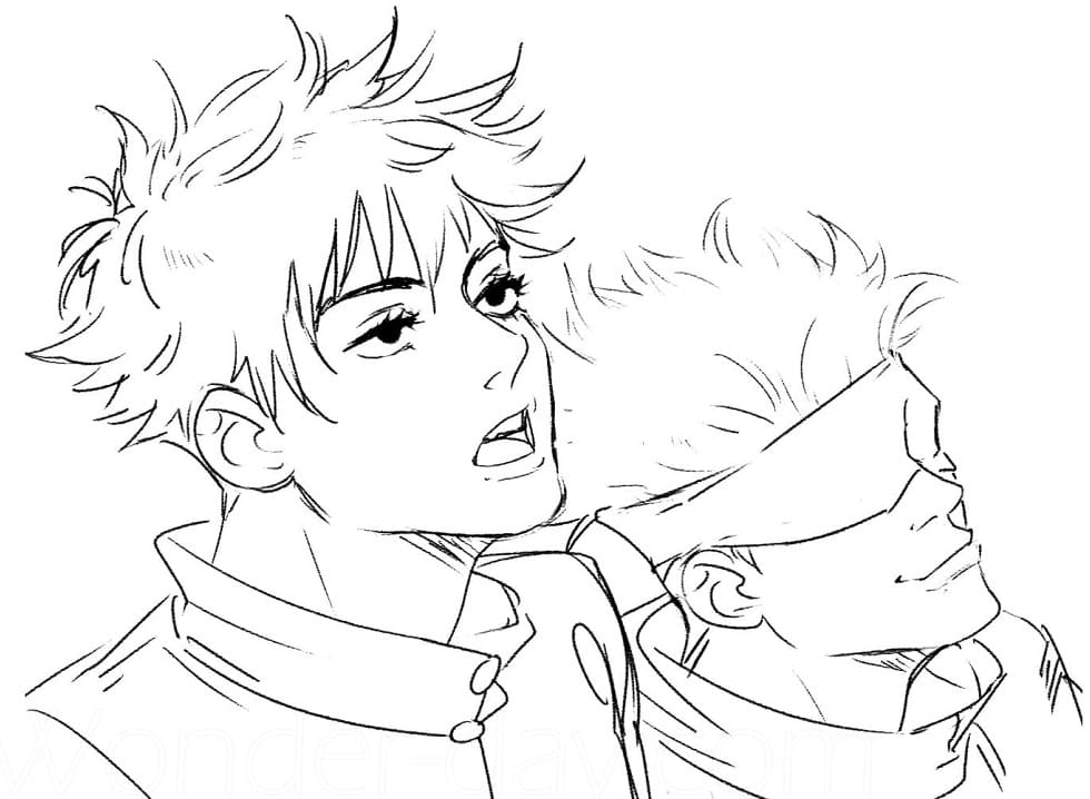 Fushiguro Megumi dan Gojo Satoru