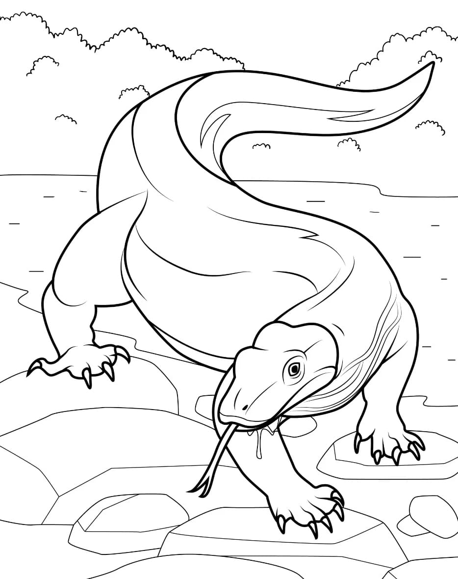 Garis Besar Komodo yang Mudah