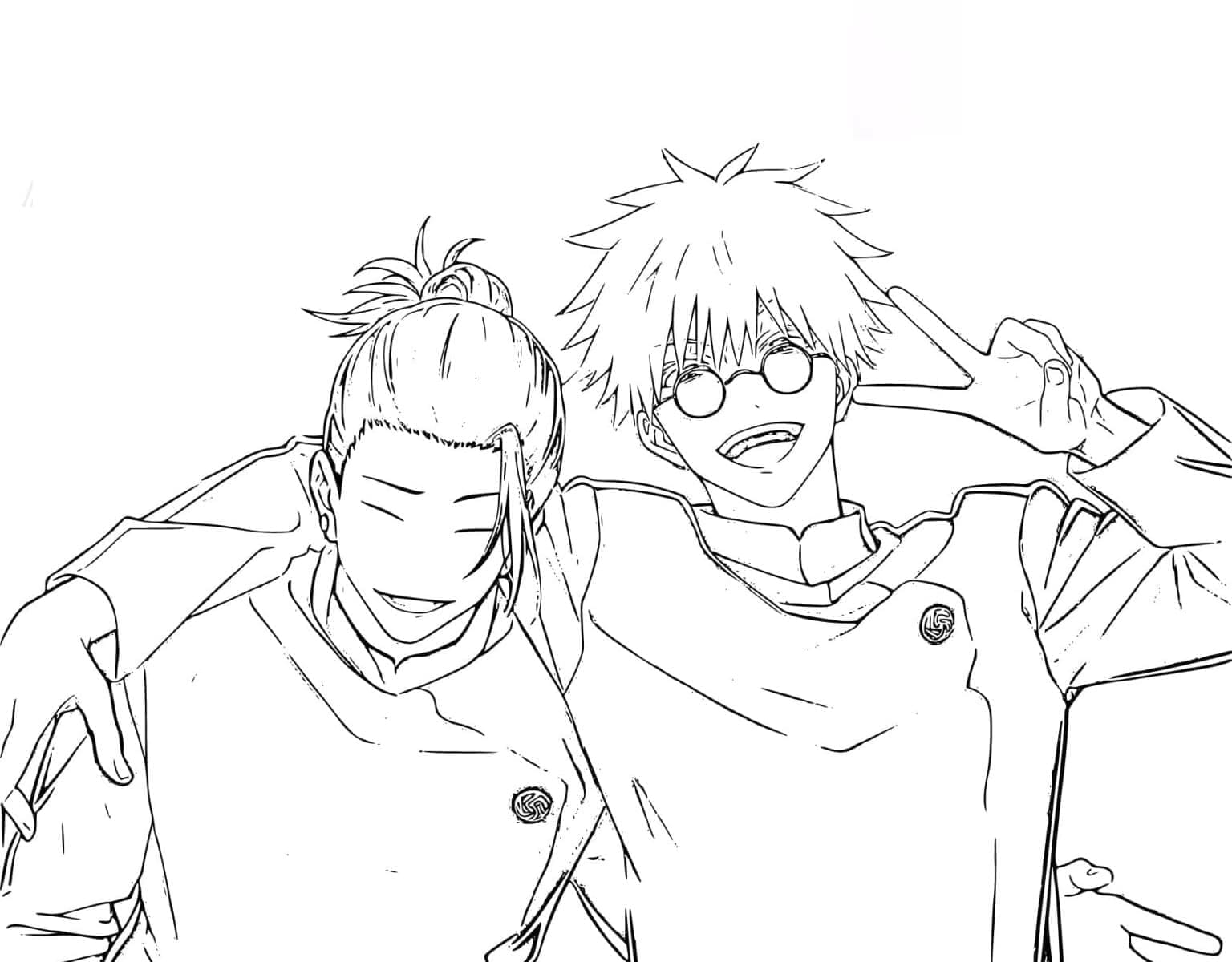 Gojo Satoru dan Suguru Geto