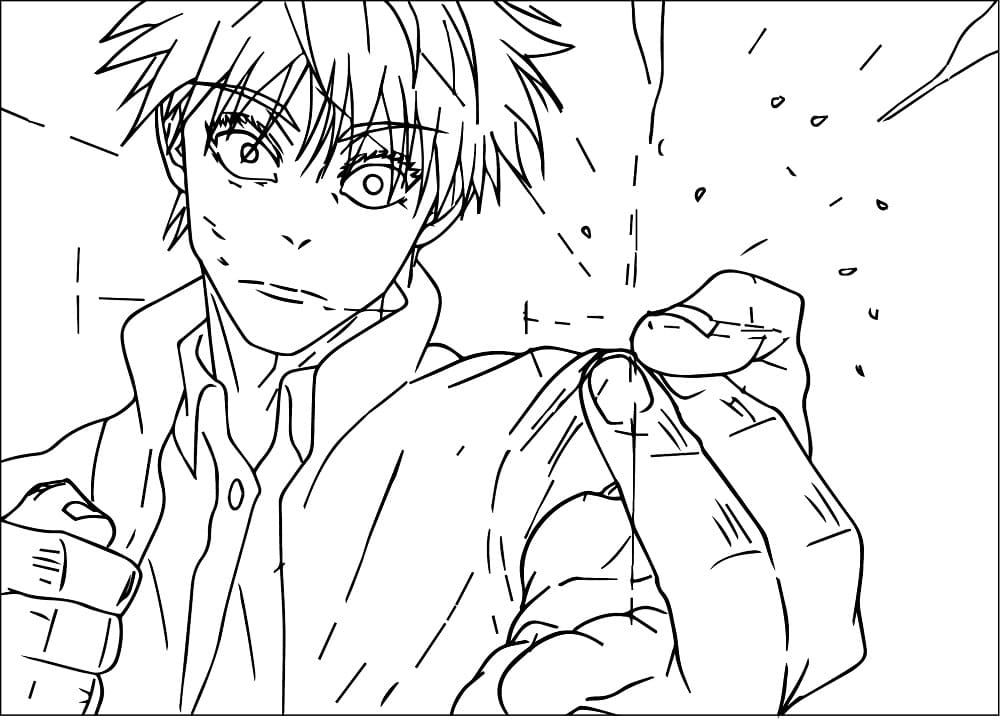 Gojo Satoru menggunakan daya