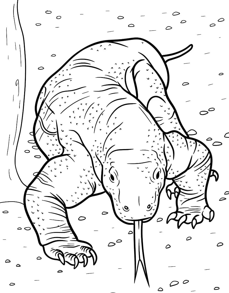 Komodo Mendesis Secara Realistis