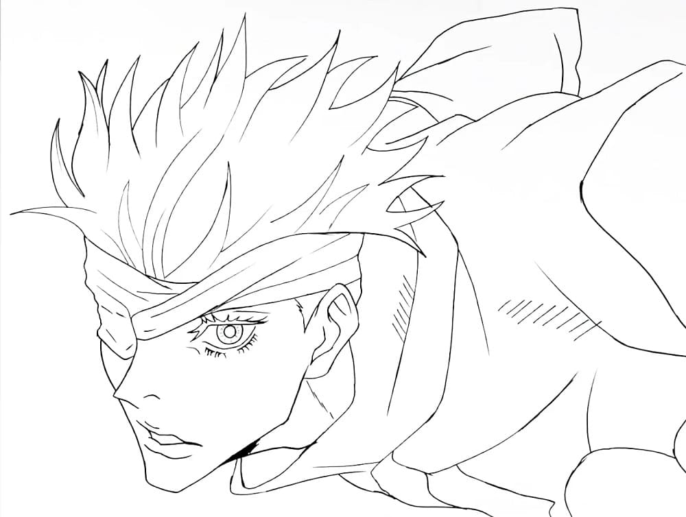 Mencetak Gojo Satoru