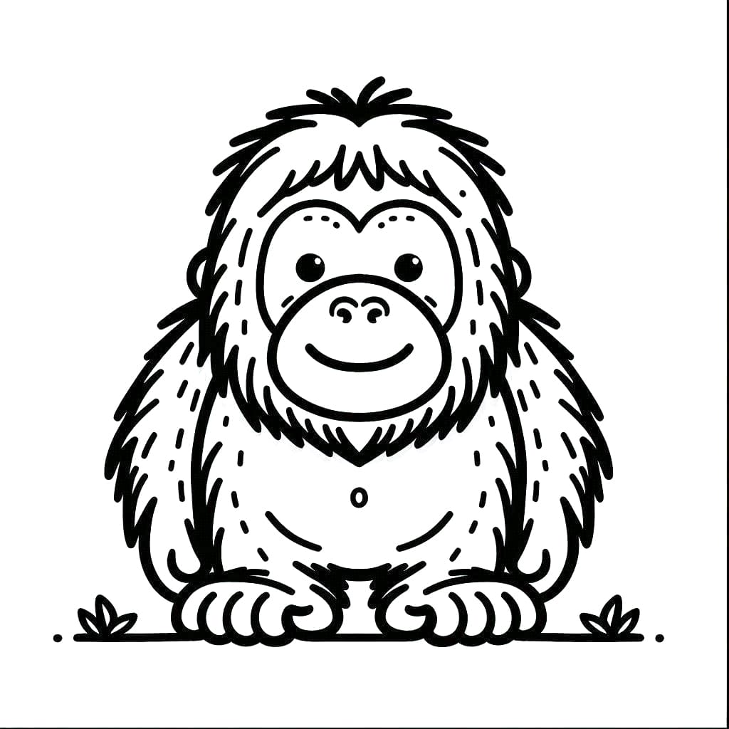 Orangutan yang dapat dicetak