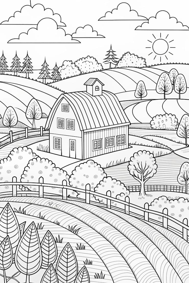 Pedesaan dapat dicetak gratis