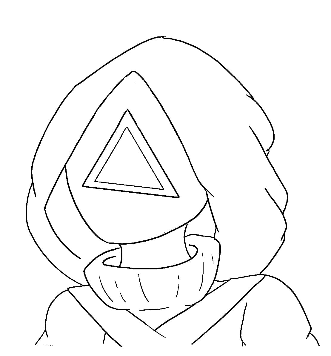 Pelindung Segitiga Squid Game