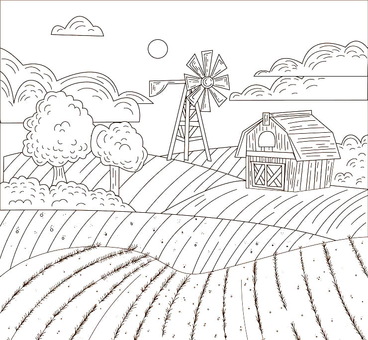 Perkebunan di Pedesaan