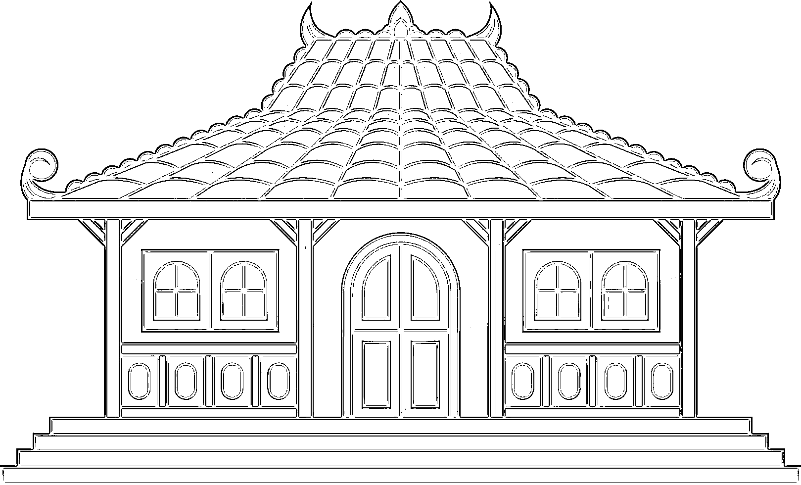 Rumah Joglo Sederhana