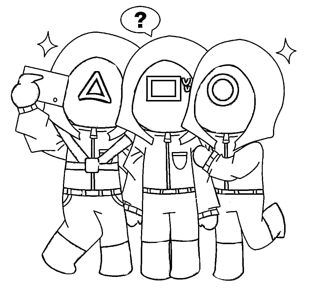 Squid Game Penjaga Selfie