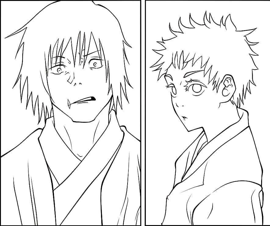 Toji Fushiguro dan Gojo Satoru