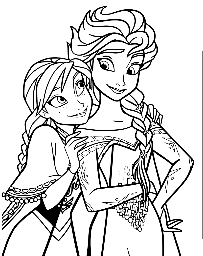 Anna dan Elsa dari Disney